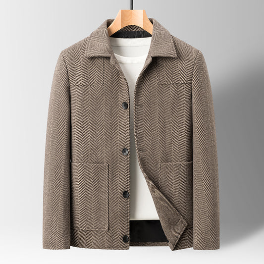 Herringbone Wool Jacket
